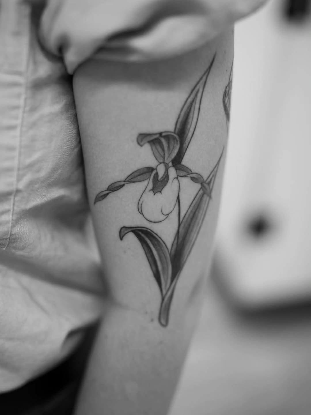 Tattoo by @bramadey — black_and_grey, realism