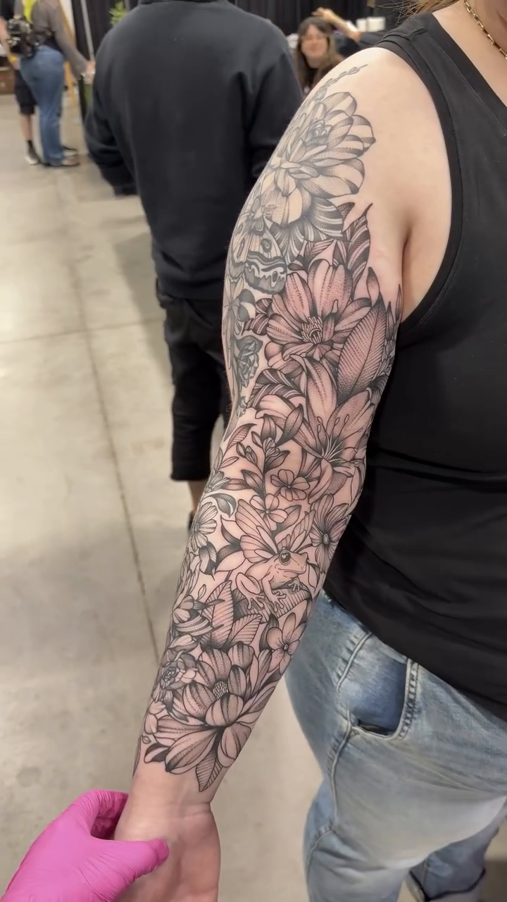 Tattoo by @lilindigotattoo — black_and_grey, realism