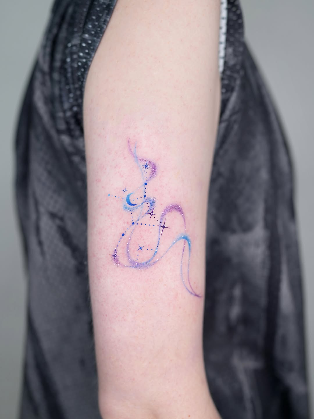Tattoo by @siren_ink — fine_line, watercolor