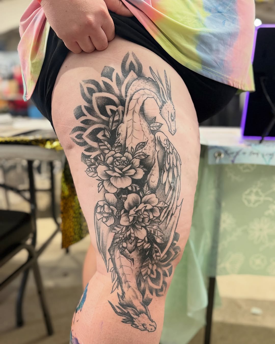 Tattoo by @ravenwrathmore โ black_and_grey, realism