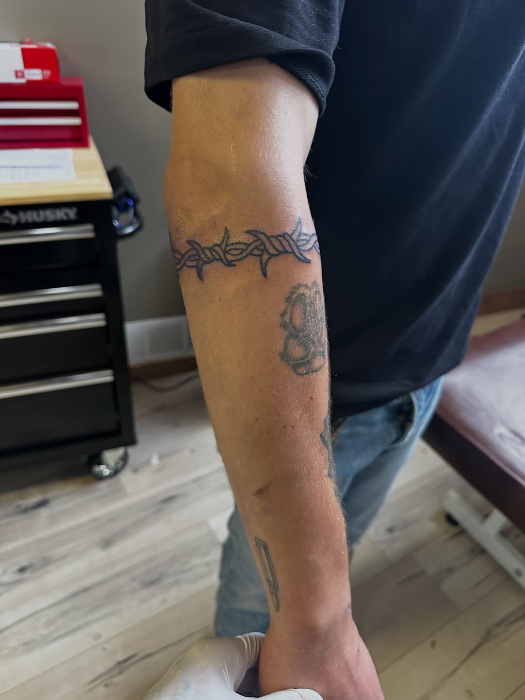 Tattoo by @mancub_tattoo — blackwork
