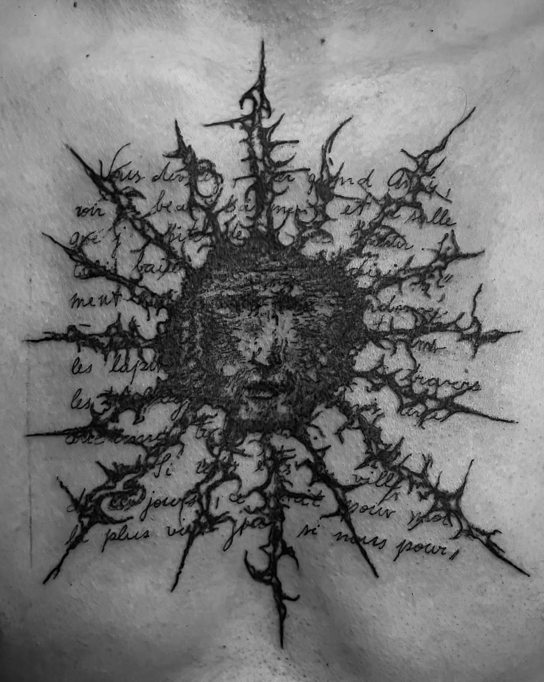 Tattoo by @cristytattoo — blackwork, lettering_script