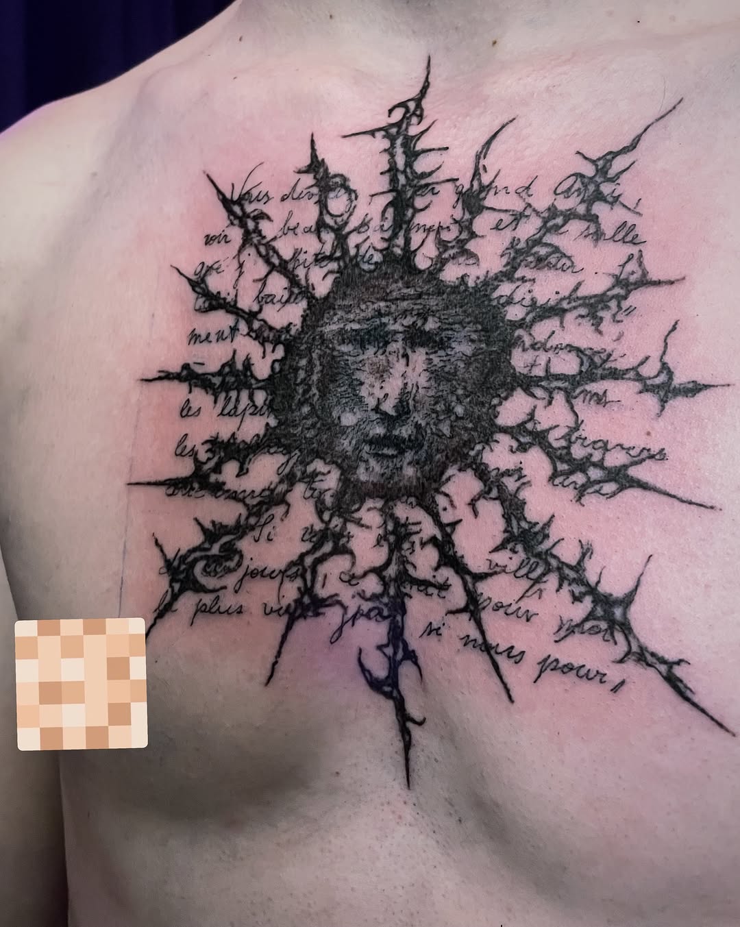 Tattoo by @cristytattoo — blackwork, lettering_script