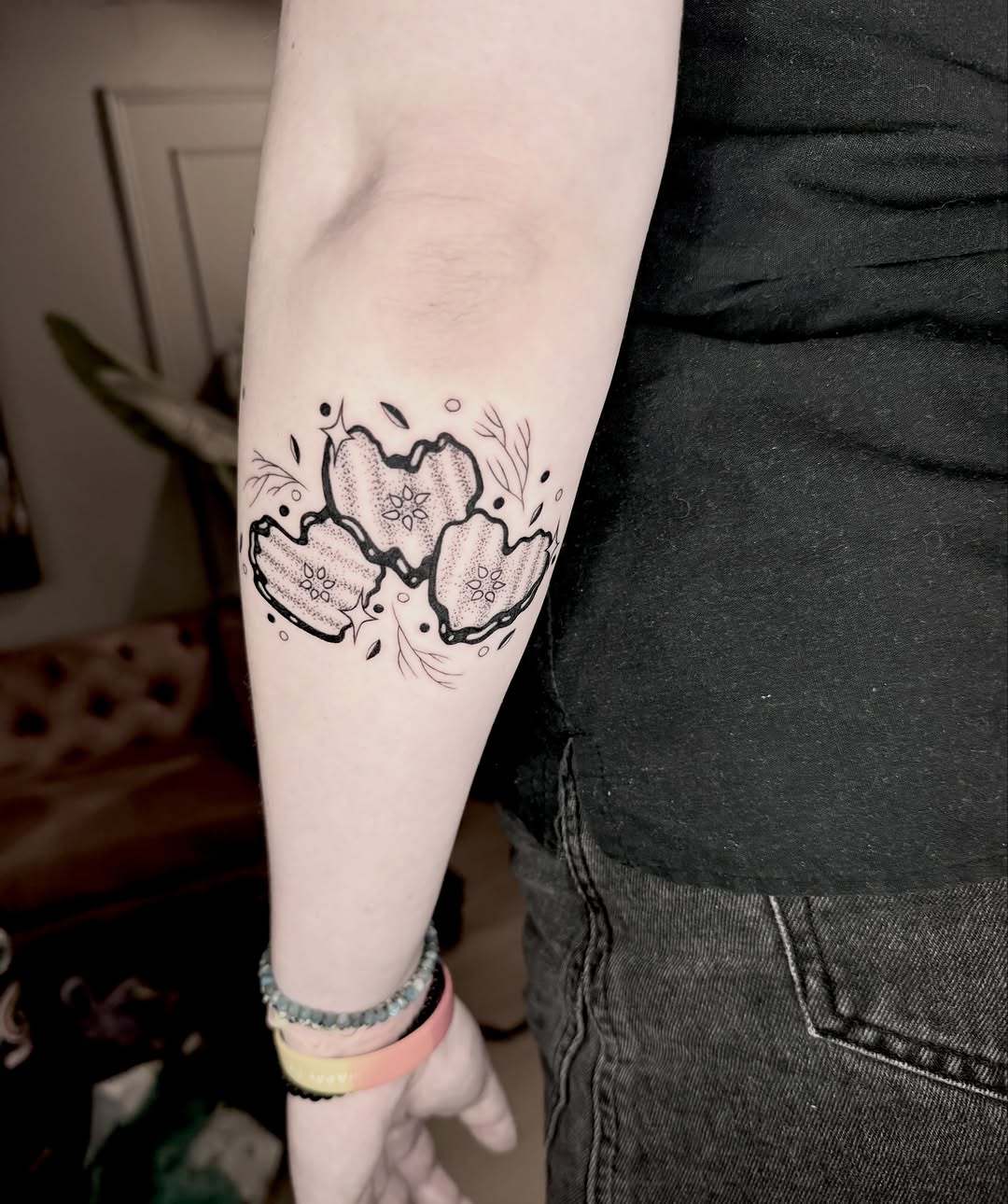 Tattoo by @therowanstarr โ dotwork, fine_line