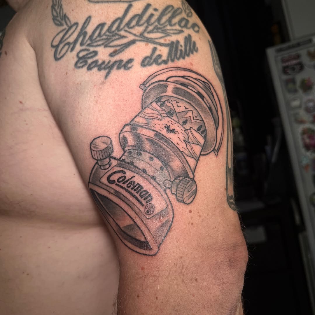 Tattoo by @saintandstellar.tattoo — realism, black_and_grey