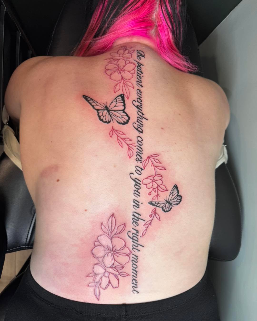 Tattoo by @gchlo123 — lettering_script, fine_line