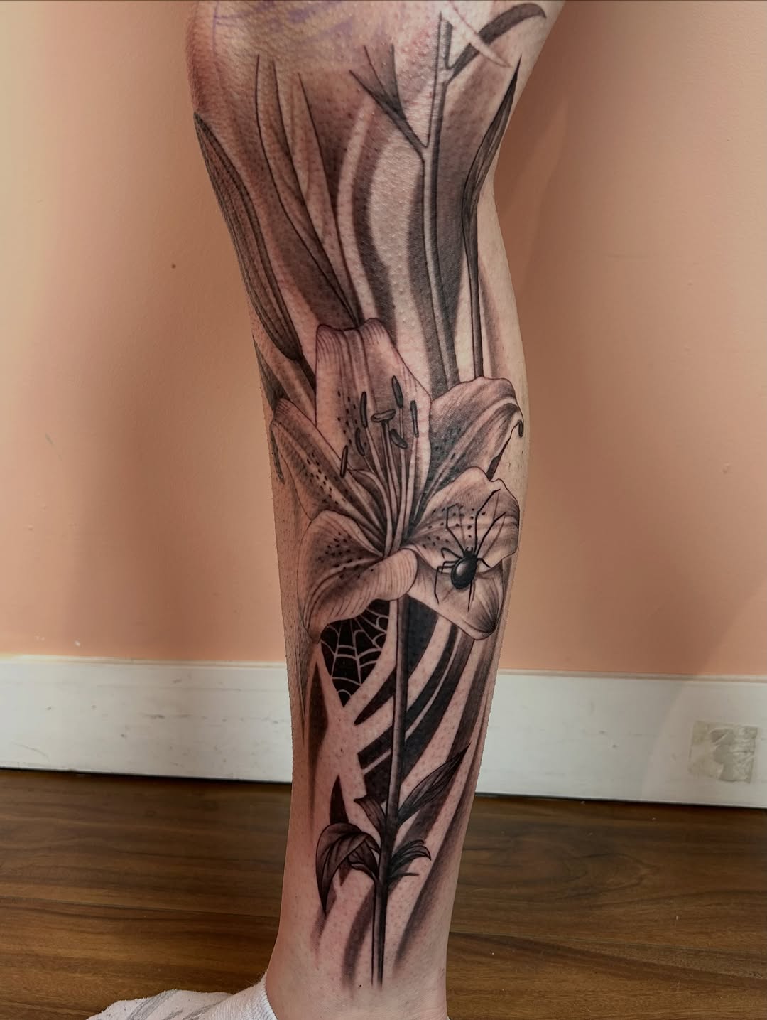 Tattoo by @khloztatz β realism, black_and_grey
