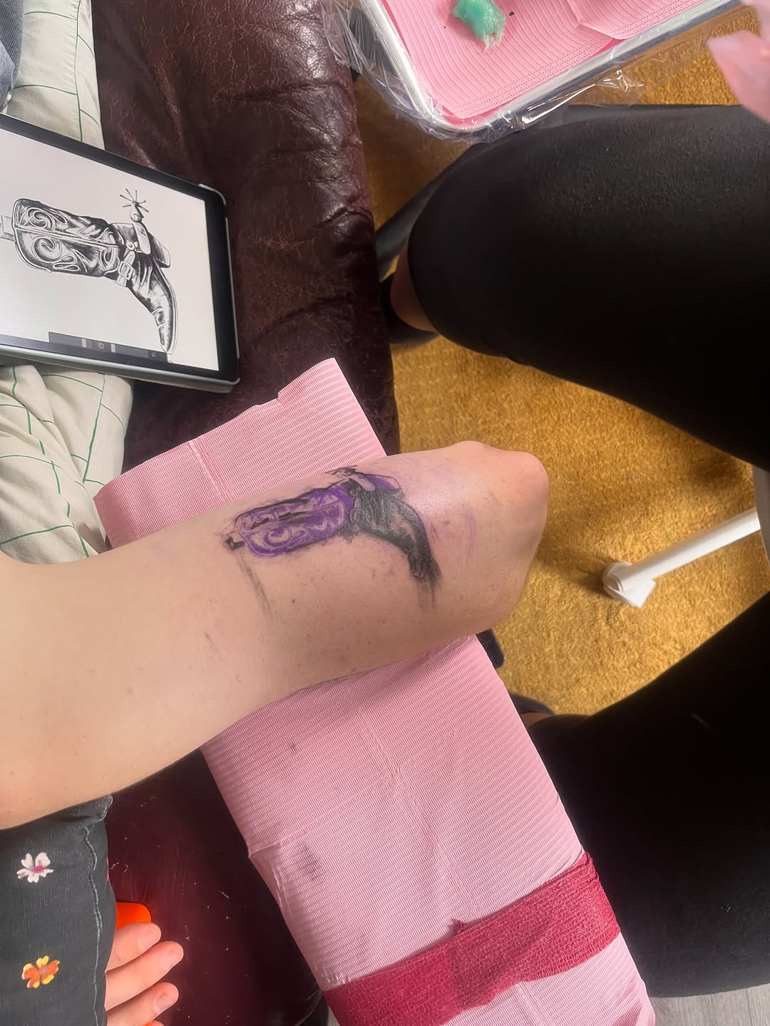 Tattoo by @rat_tattooille — realism, black_and_grey