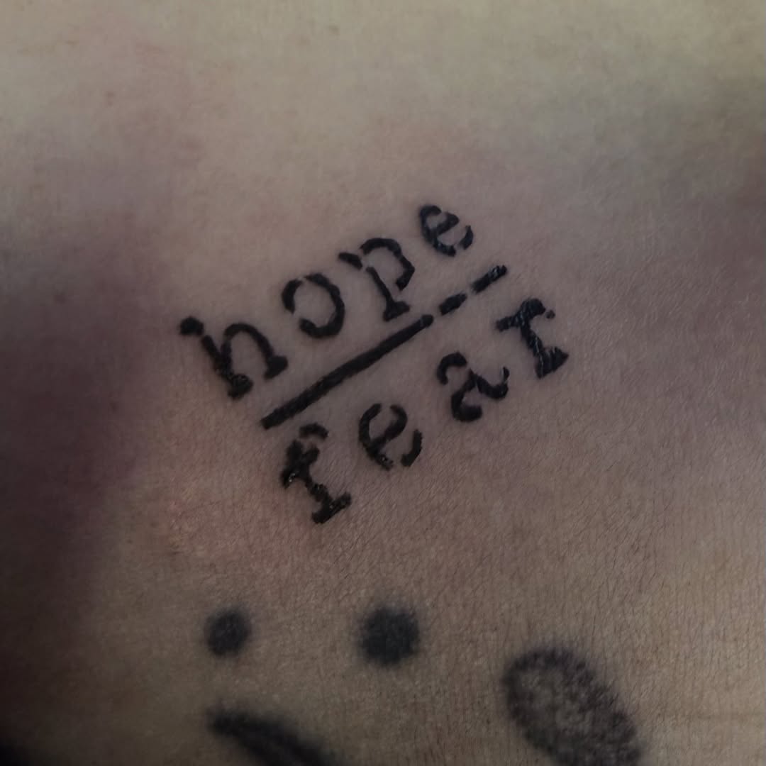 Tattoo by @fkry_tattoo โ lettering_script