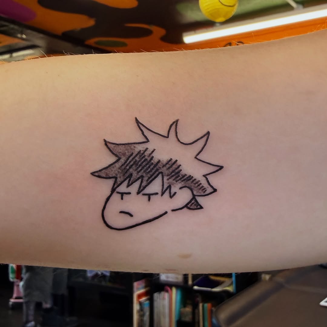 Tattoo by @fkry_tattoo โ anime, sketch