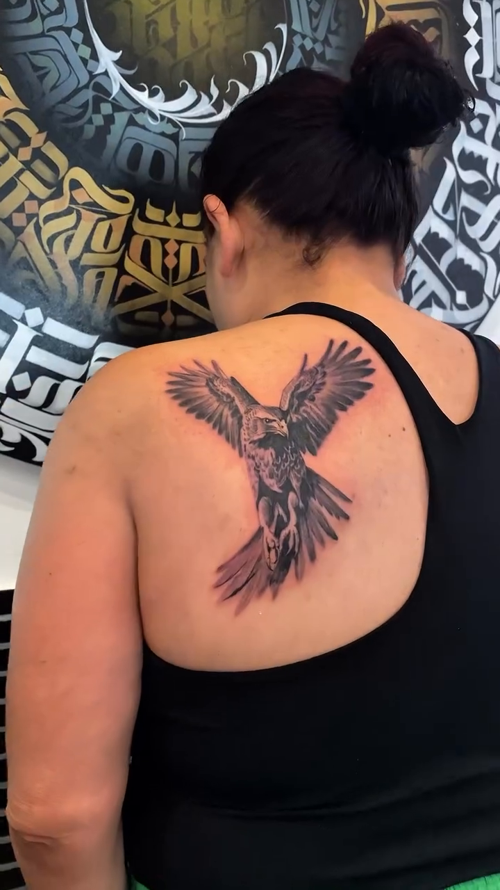 Tattoo by @sebastrussy โ black_and_grey, realism