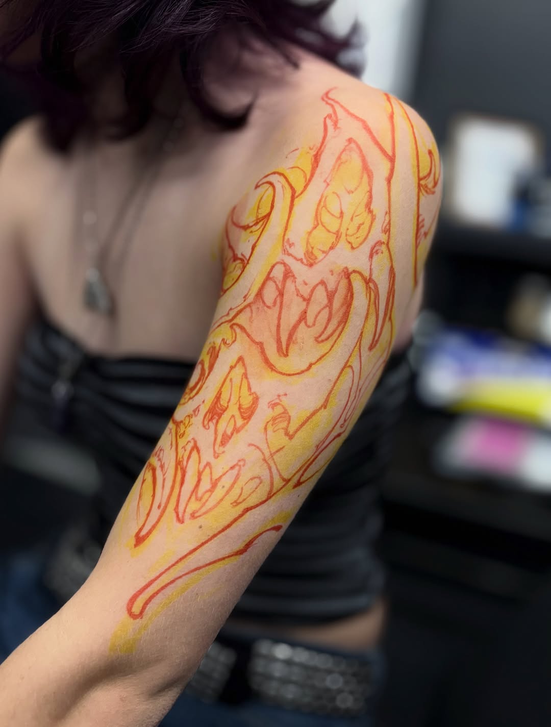 Tattoo by @8jinx9 — trash_polka