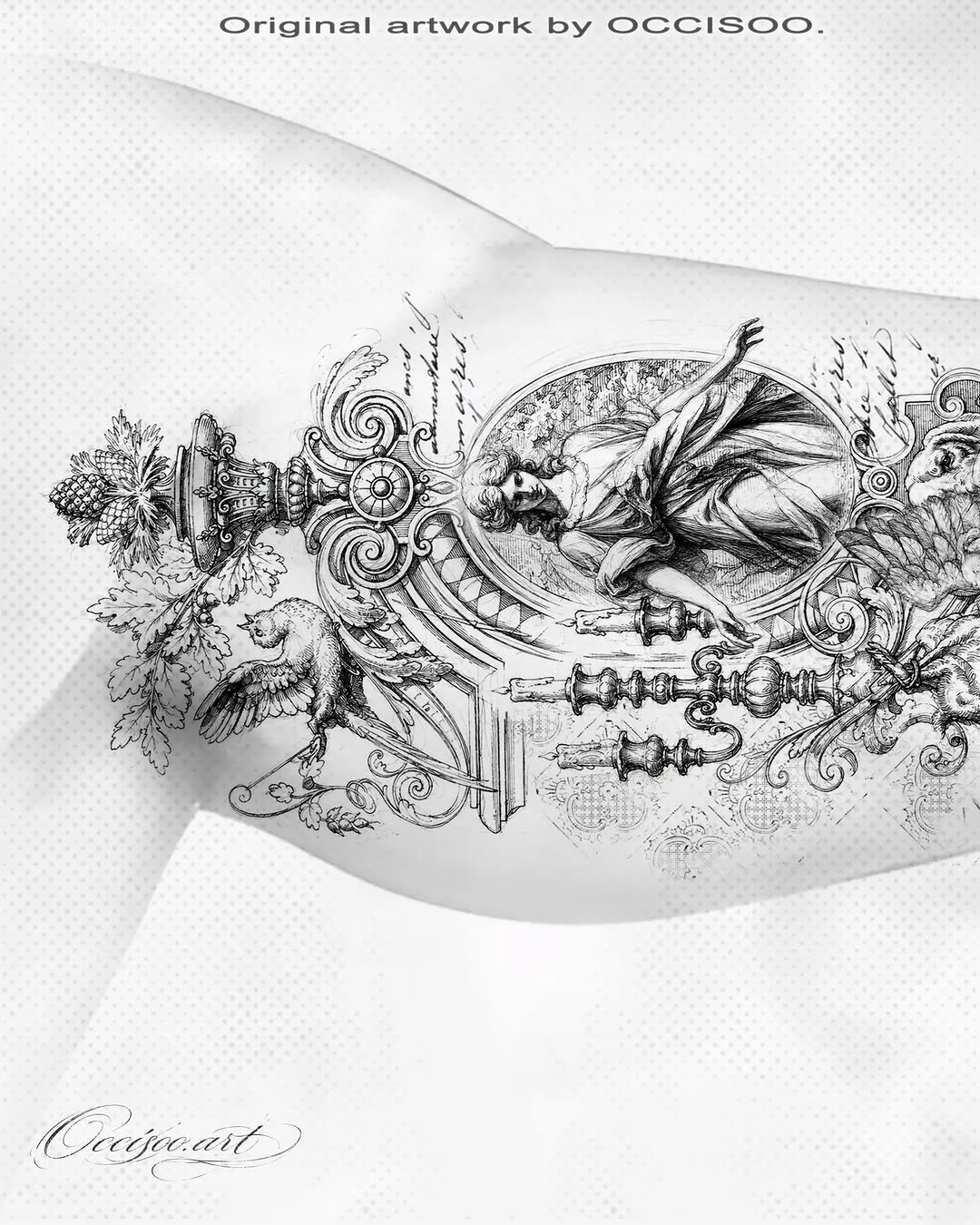 Tattoo by @occisoo.art โ black_and_grey, illustrative