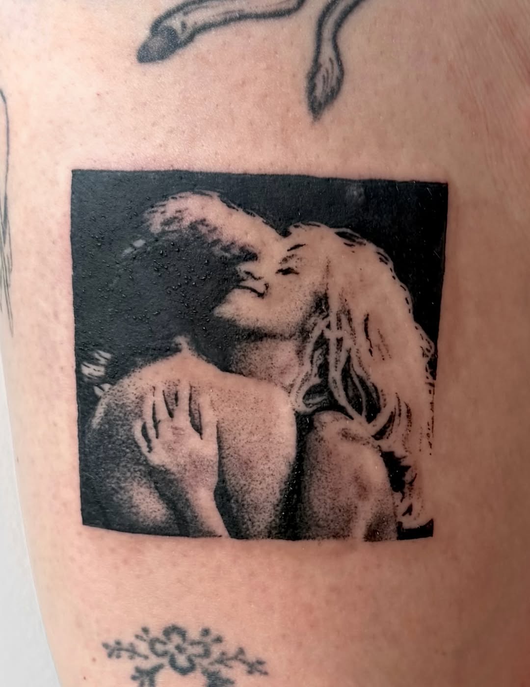 Tattoo by @kathrills β realism, black_and_grey