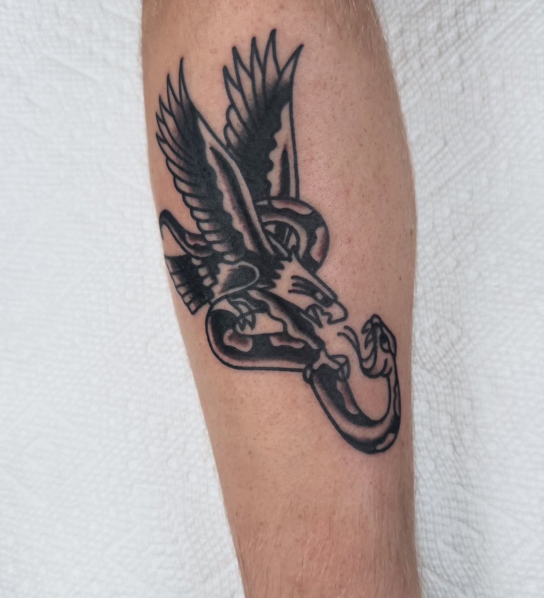 Tattoo by @bigmoon_18 — american_traditional