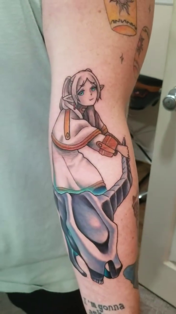 Tattoo by @brianchuntattoo — anime