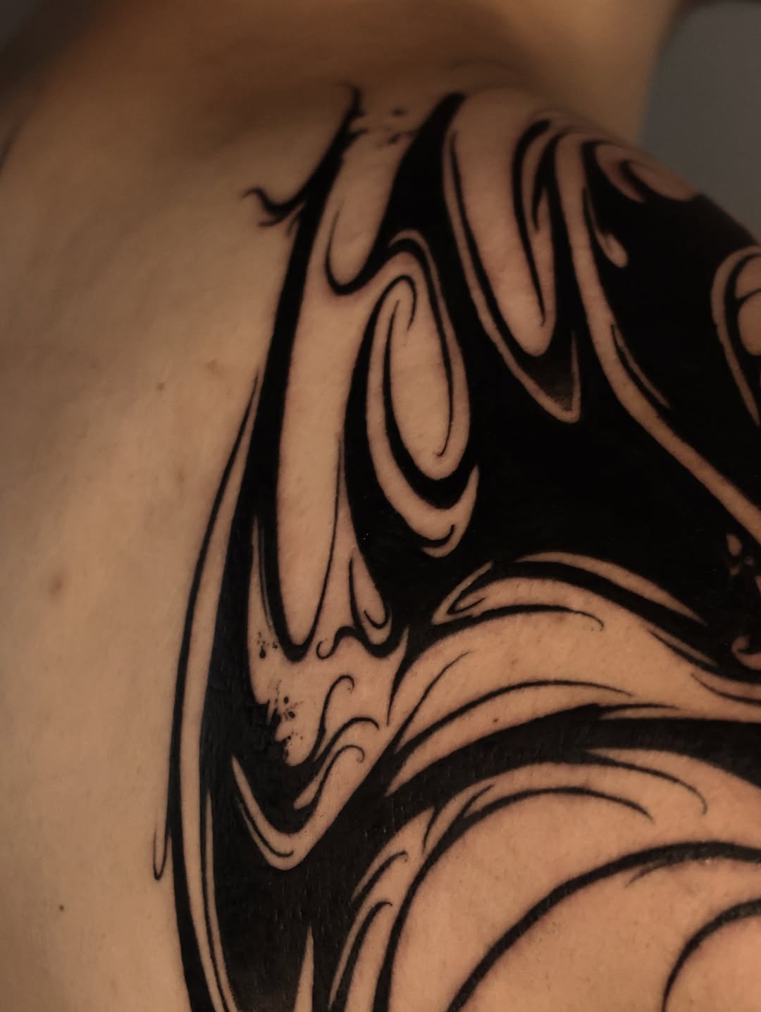 Tattoo by @moosongblack — tribal