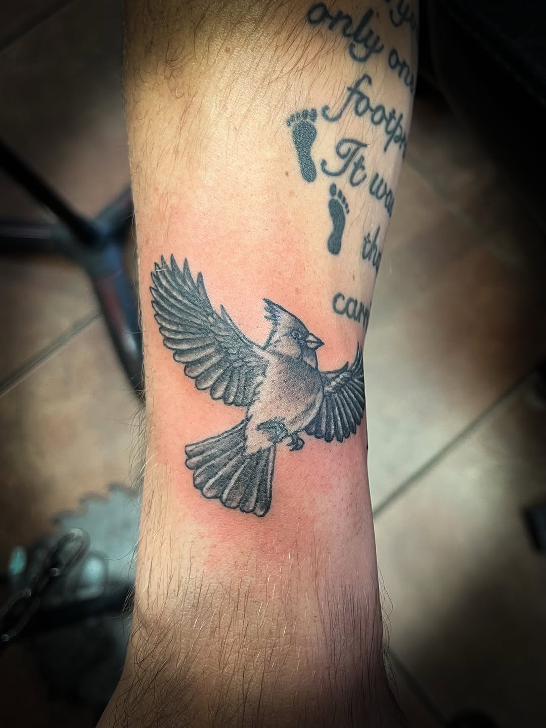 Tattoo by @blackscorpion13 — black_and_grey, realism