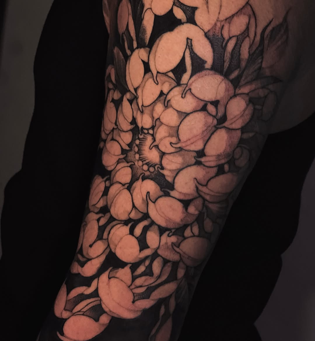 Tattoo by @72_blk — japanese_irezumi, black_and_grey