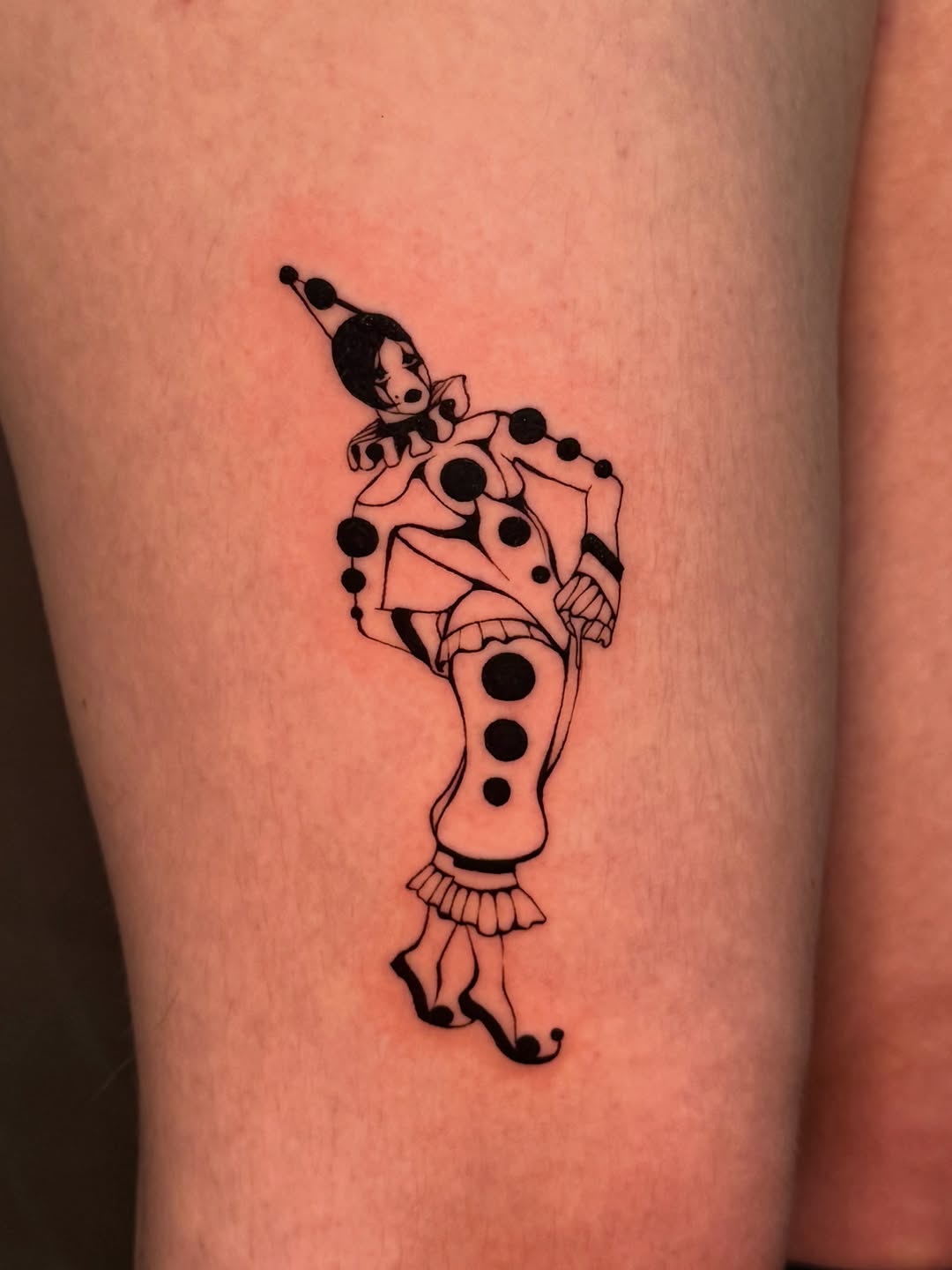 Tattoo by @meliasdolls — blackwork