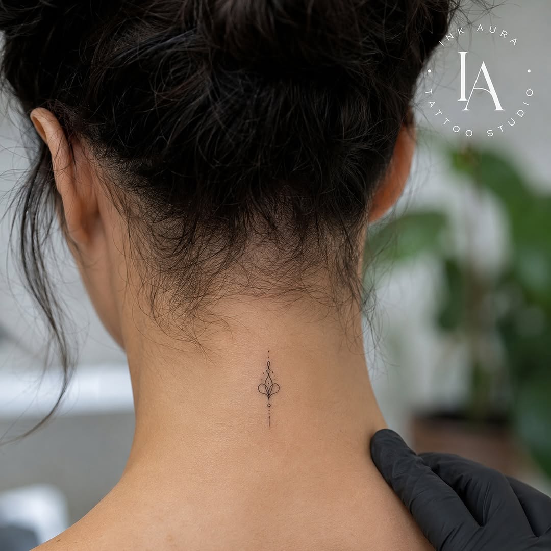 Tattoo by @ink_______aura โ fine_line, minimalist