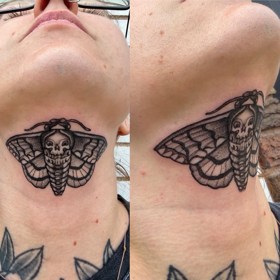 Tattoo by @jbarnett_art — black_and_grey, dark_realism