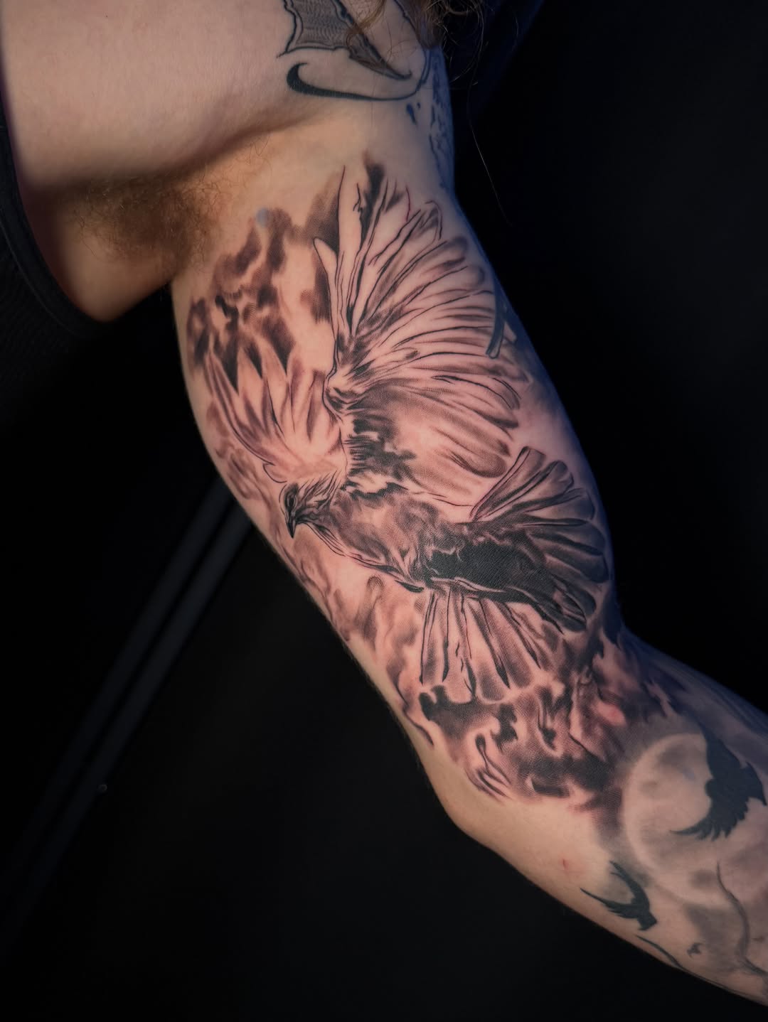 Tattoo by @inkwjuju — realism, black_and_grey