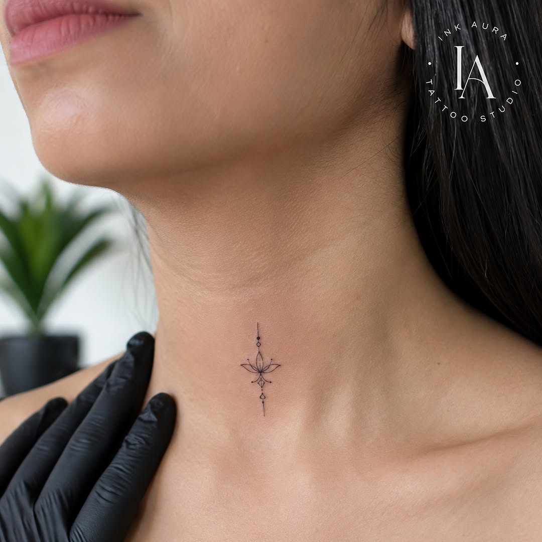 Tattoo by @ink_______aura โ fine_line, minimalist