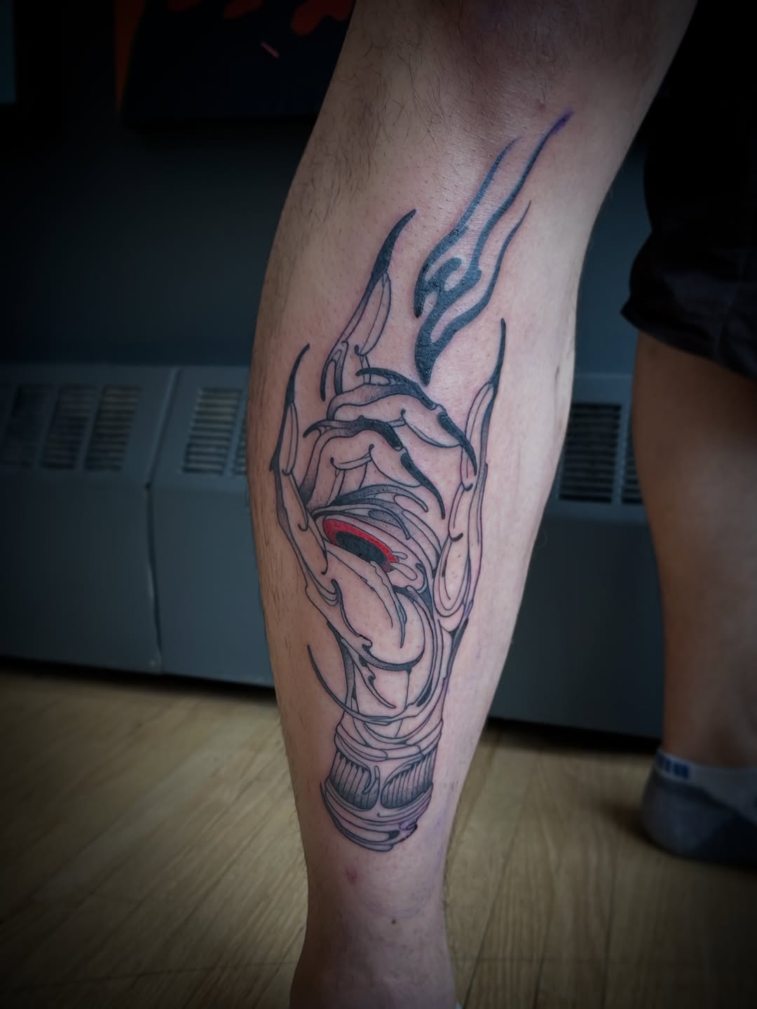 Tattoo by @fraserwright — blackwork, geometric