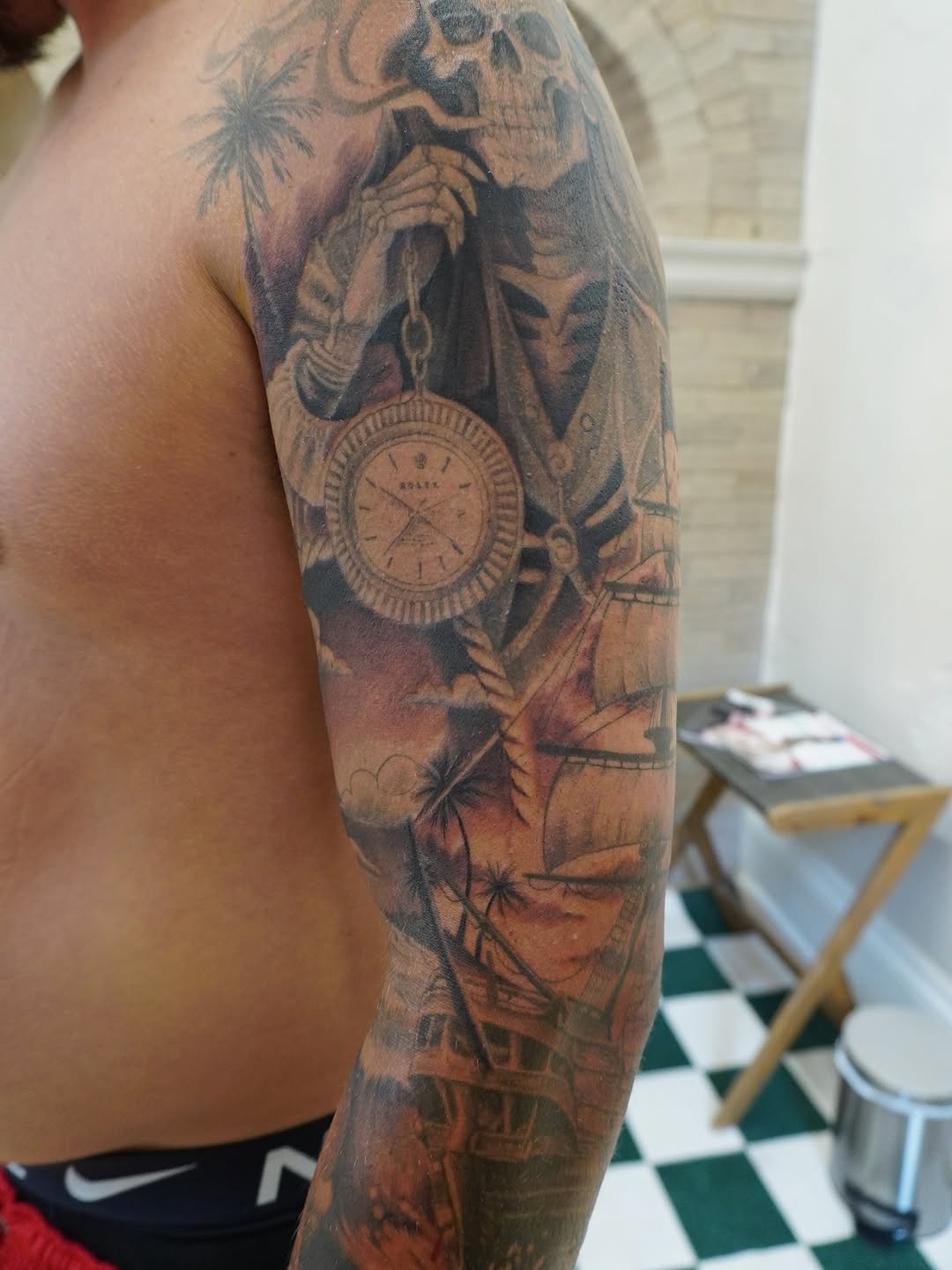 Tattoo by @jbren.art — realism, black_and_grey