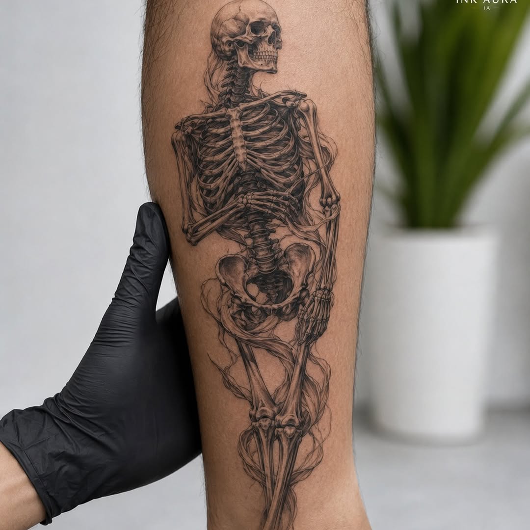 Tattoo by @ink_______aura โ realism, black_and_grey