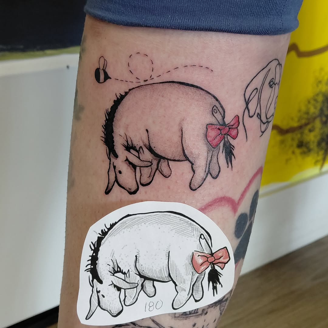 Tattoo by @antisocialinks — illustrative, black_and_grey