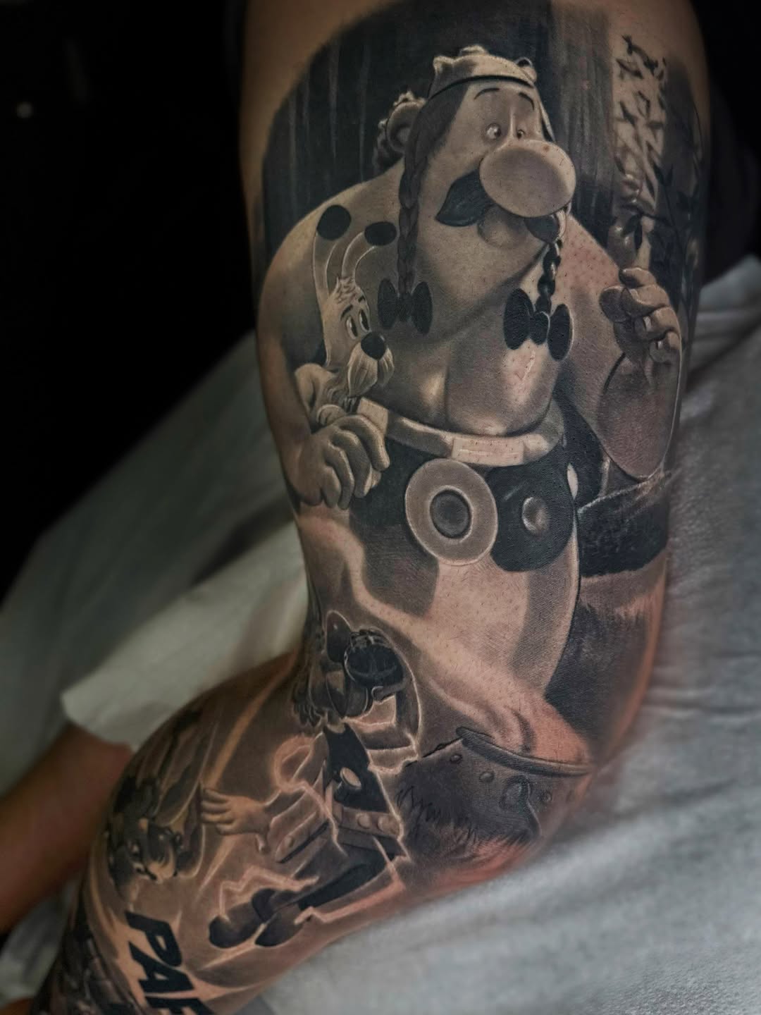 Tattoo by @gabpolflit_tattooartist β realism, black_and_grey