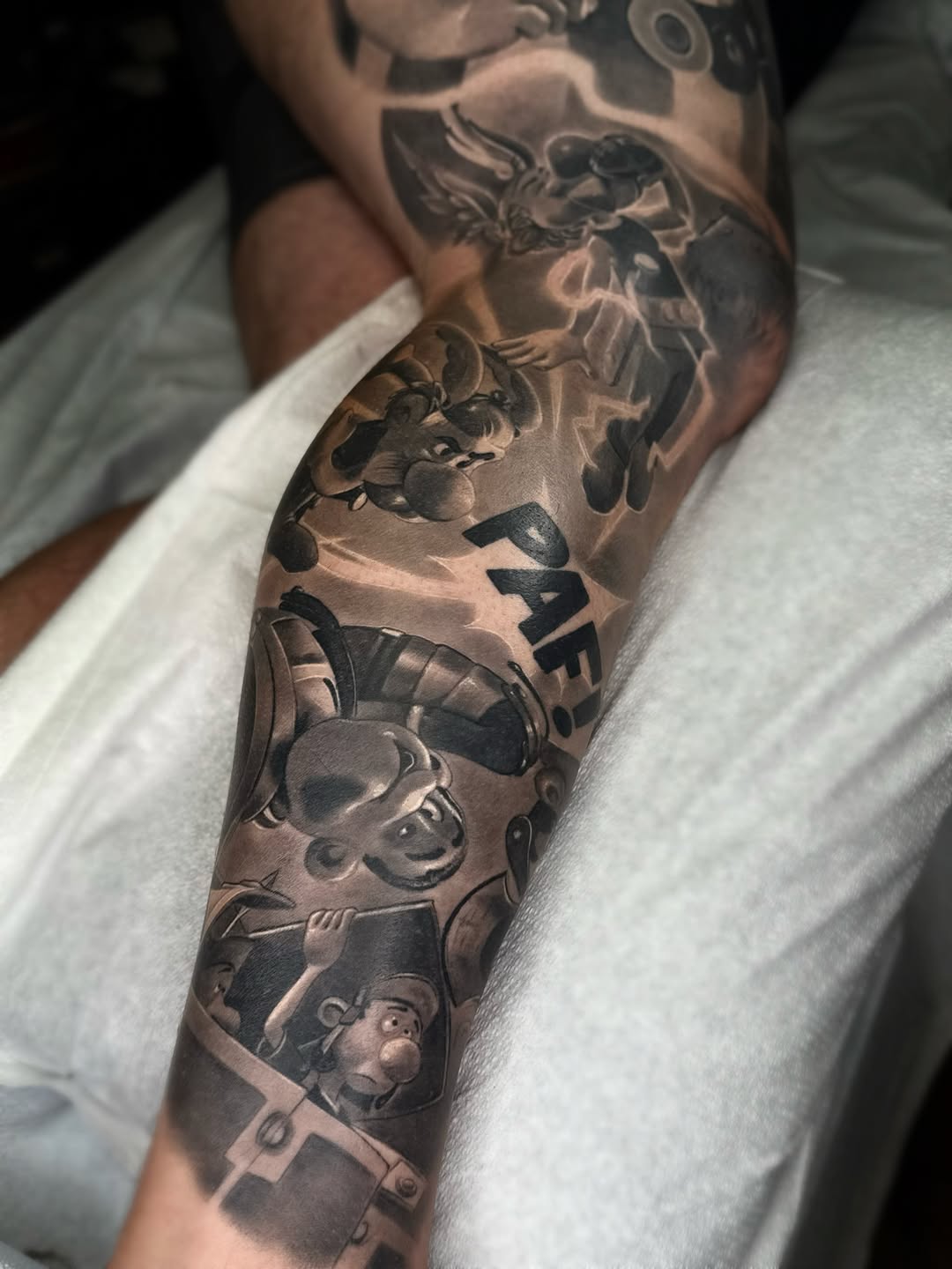 Tattoo by @gabpolflit_tattooartist β realism, black_and_grey