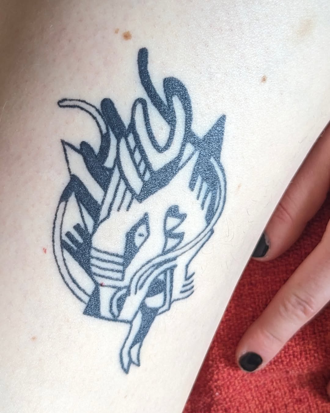 Tattoo by @birdfingers — geometric, blackwork