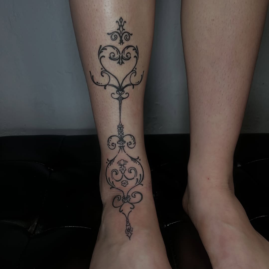 Tattoo by @inkprinc3ss — ornamental, fine_line