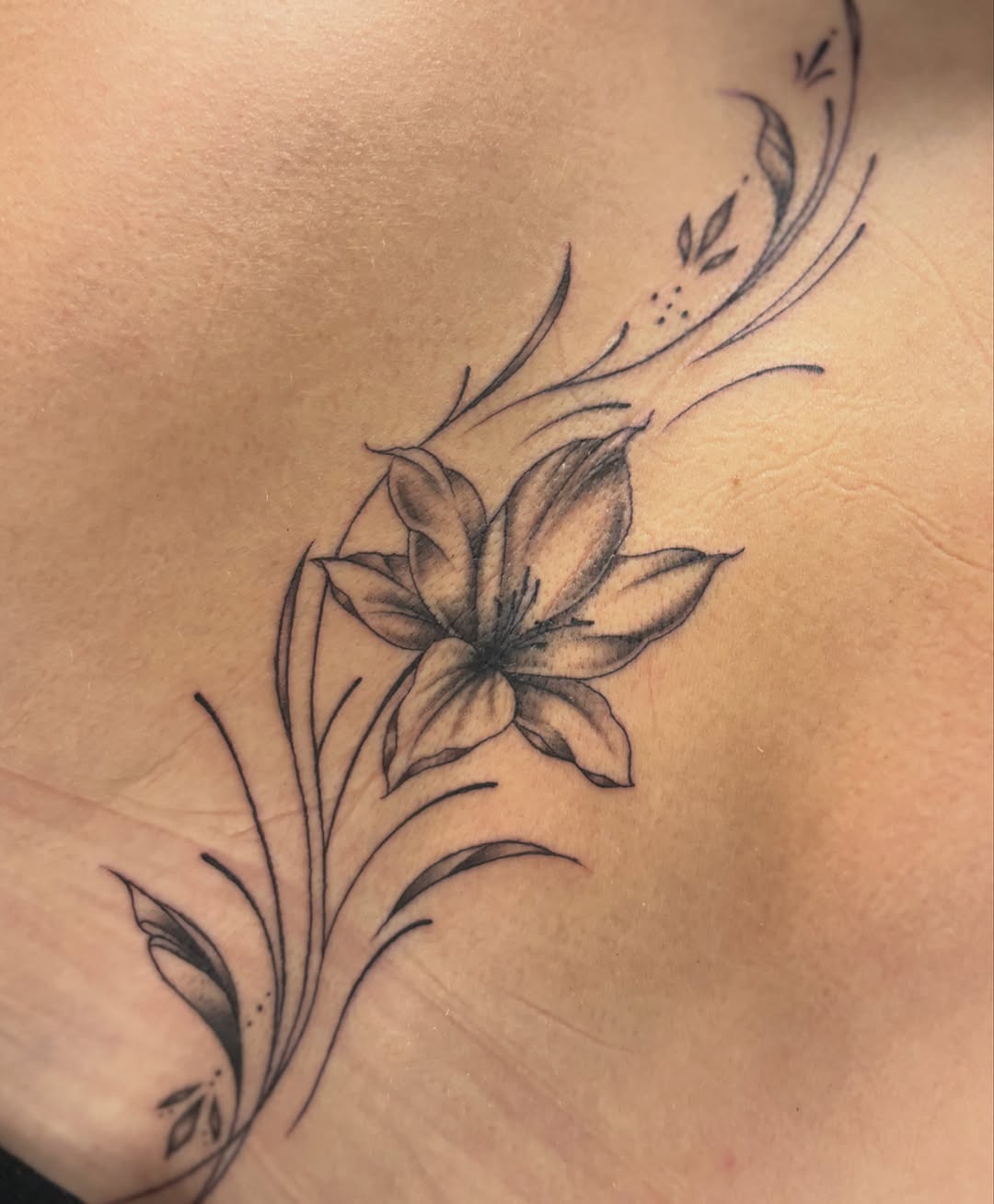 Tattoo by @dahl_house_art — fine_line, black_and_grey