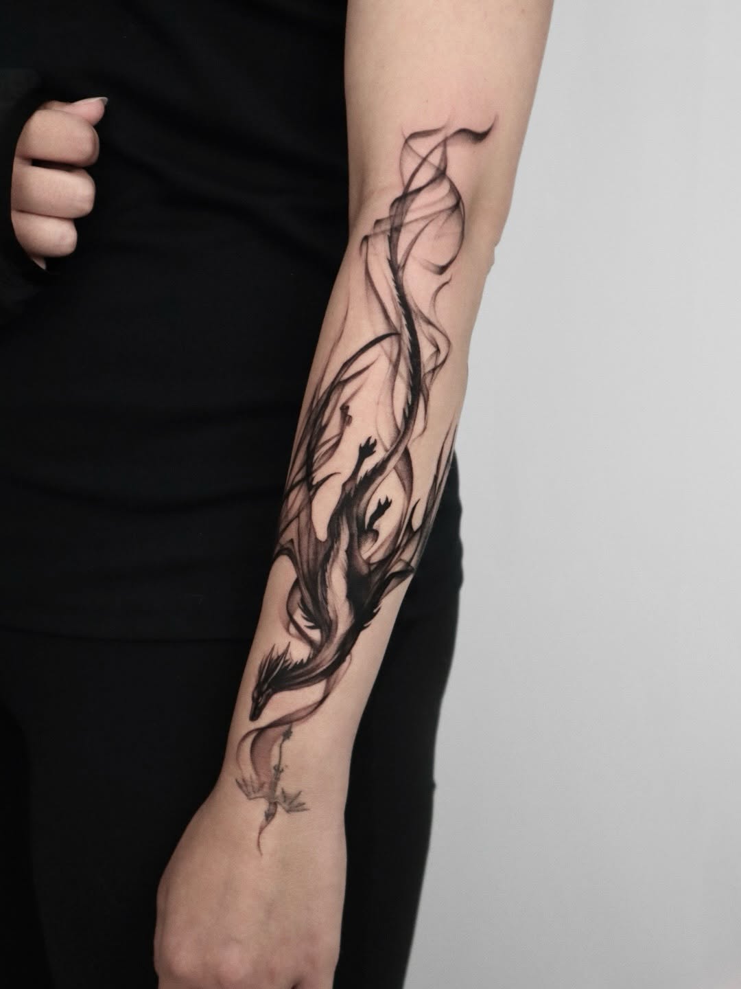 Tattoo by @rit13_ink — black_and_grey, illustrative
