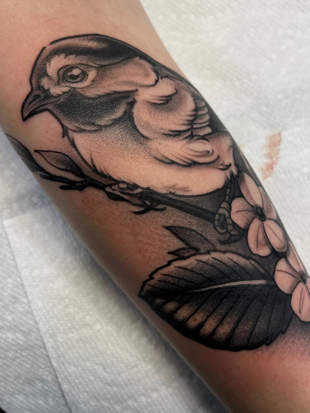 Tattoo by @mac.widow โ realism, black_and_grey