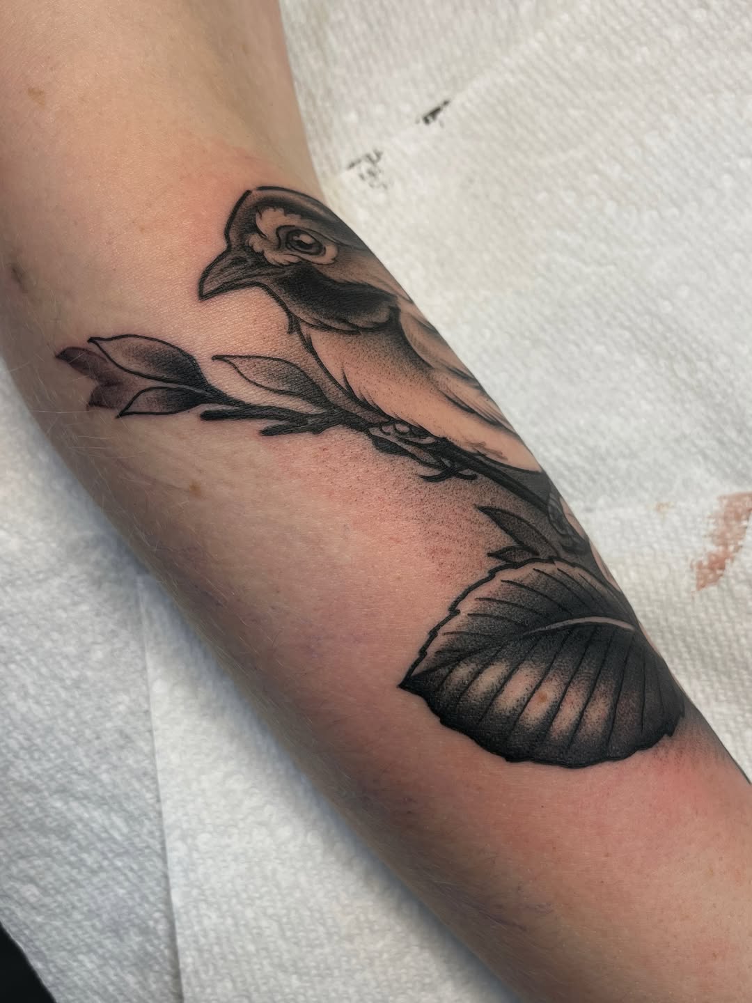 Tattoo by @mac.widow โ black_and_grey, realism