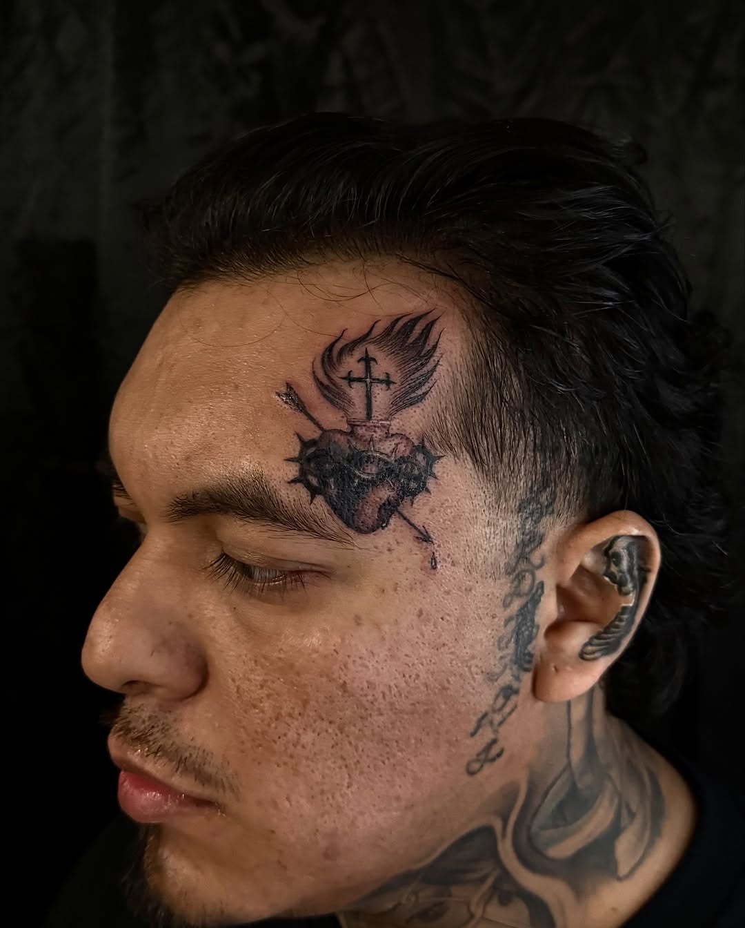 Tattoo by @connalcreates — black_and_grey, dark_realism
