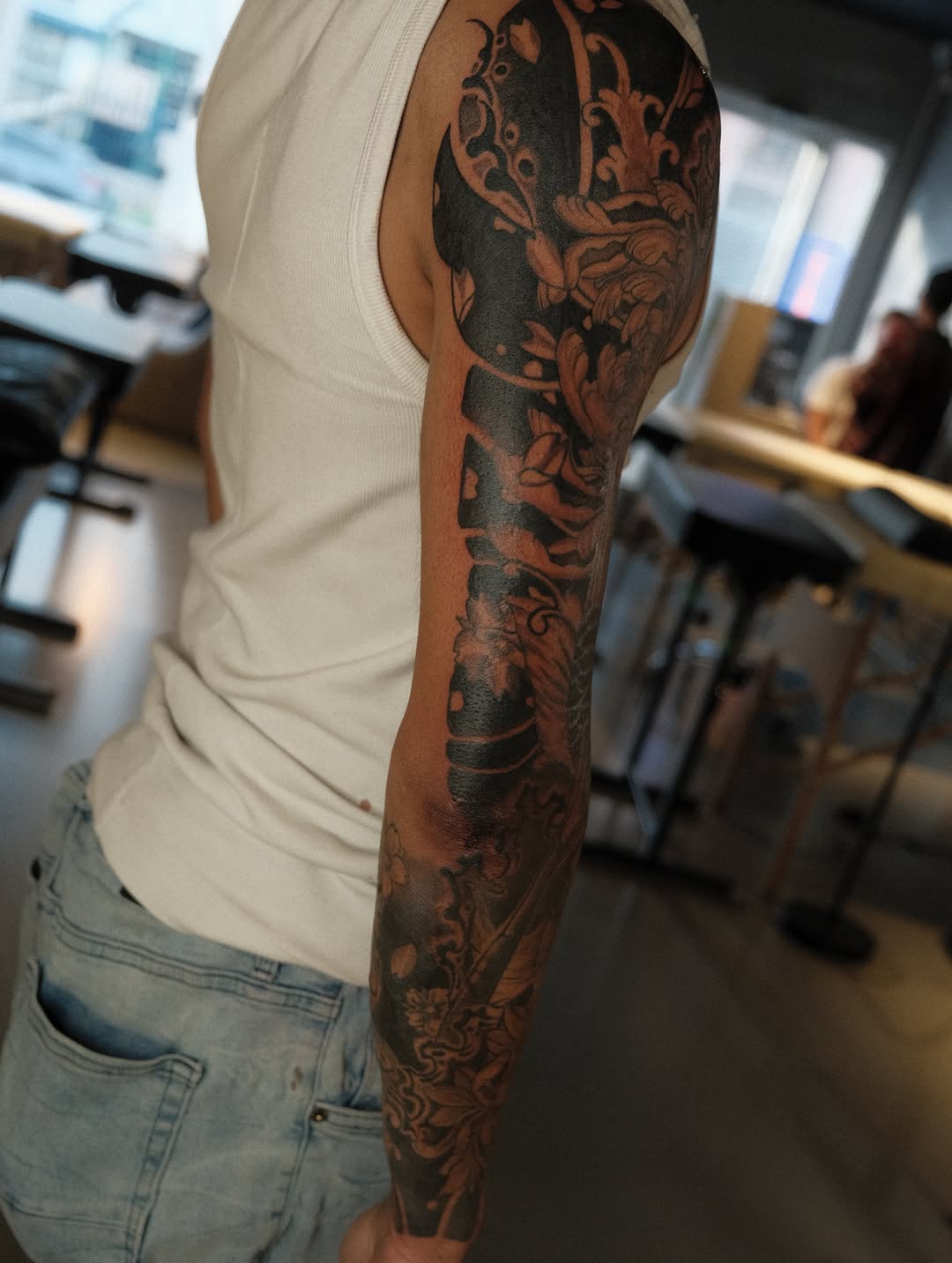 Tattoo by @gat_ink — japanese_irezumi, blackwork