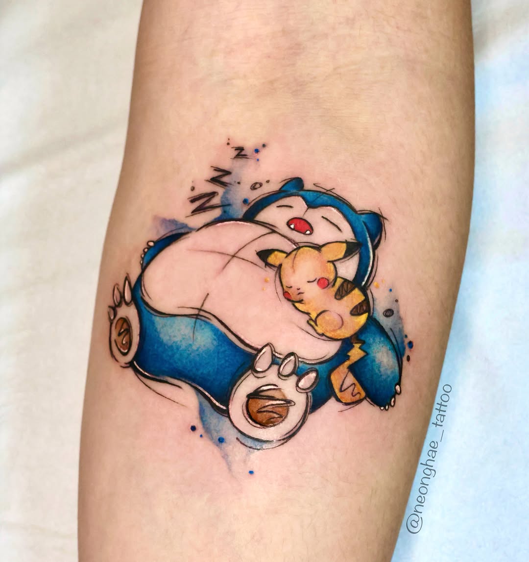 Tattoo by @neonghae β anime, watercolor