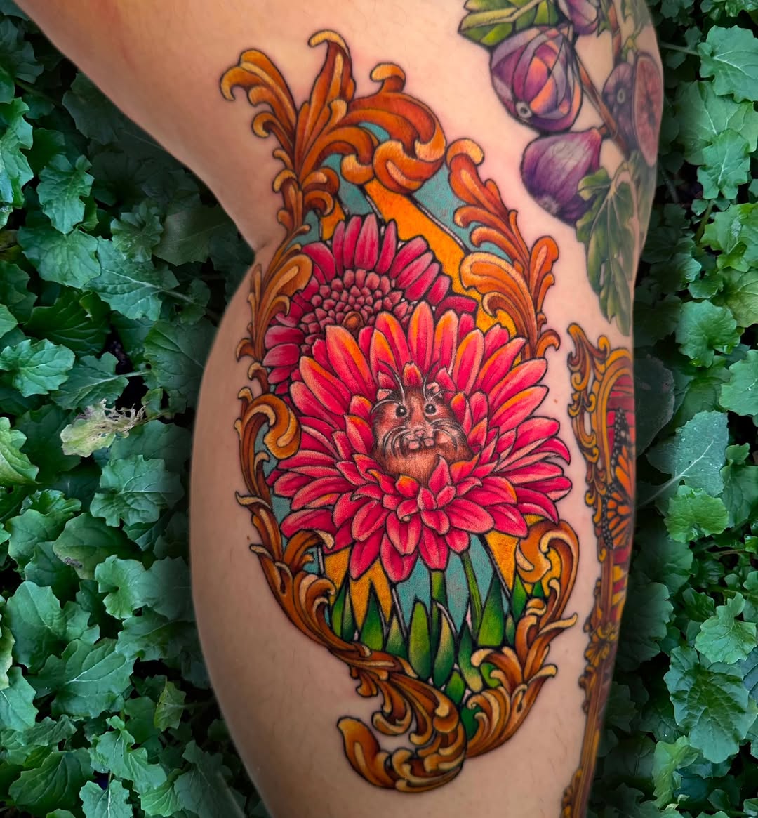 Tattoo by @moggtattoo — realism, neo_traditional