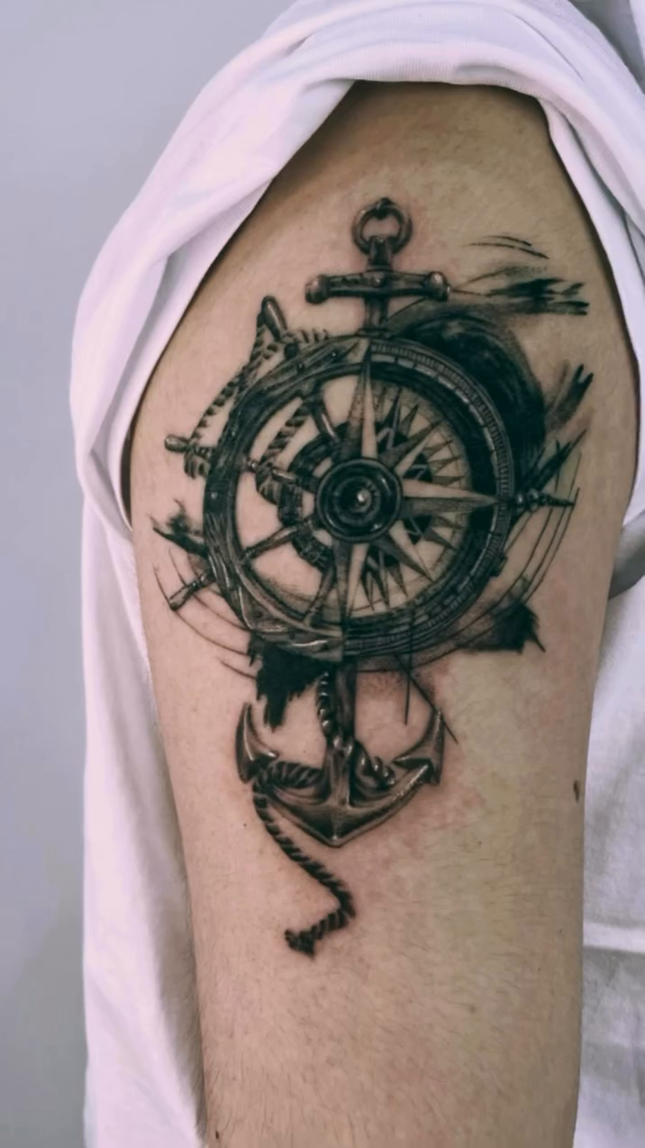 Tattoo by @yuwol.tattoo — black_and_grey, realism