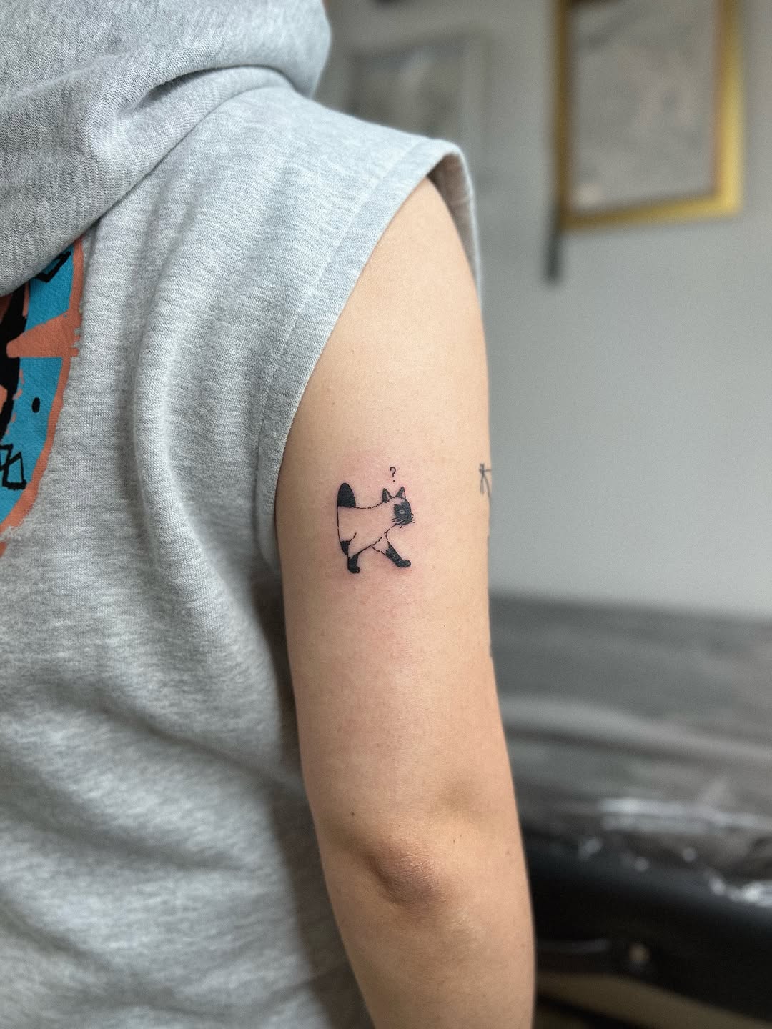 Tattoo by @555museum — fine_line, minimalist