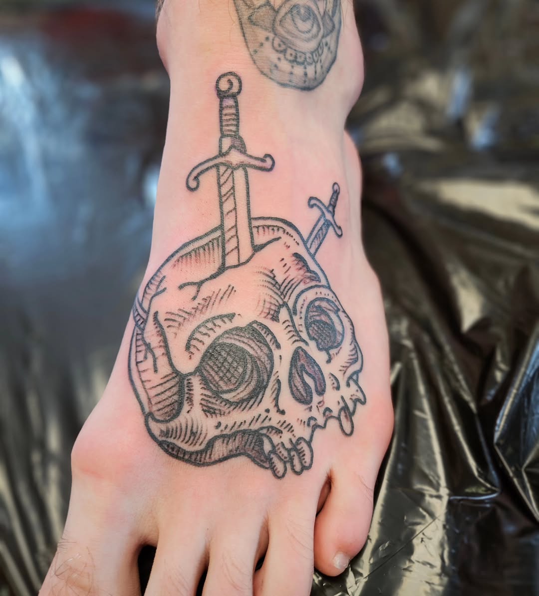 Tattoo by @jasonpellandtattoo — black_and_grey, illustrative