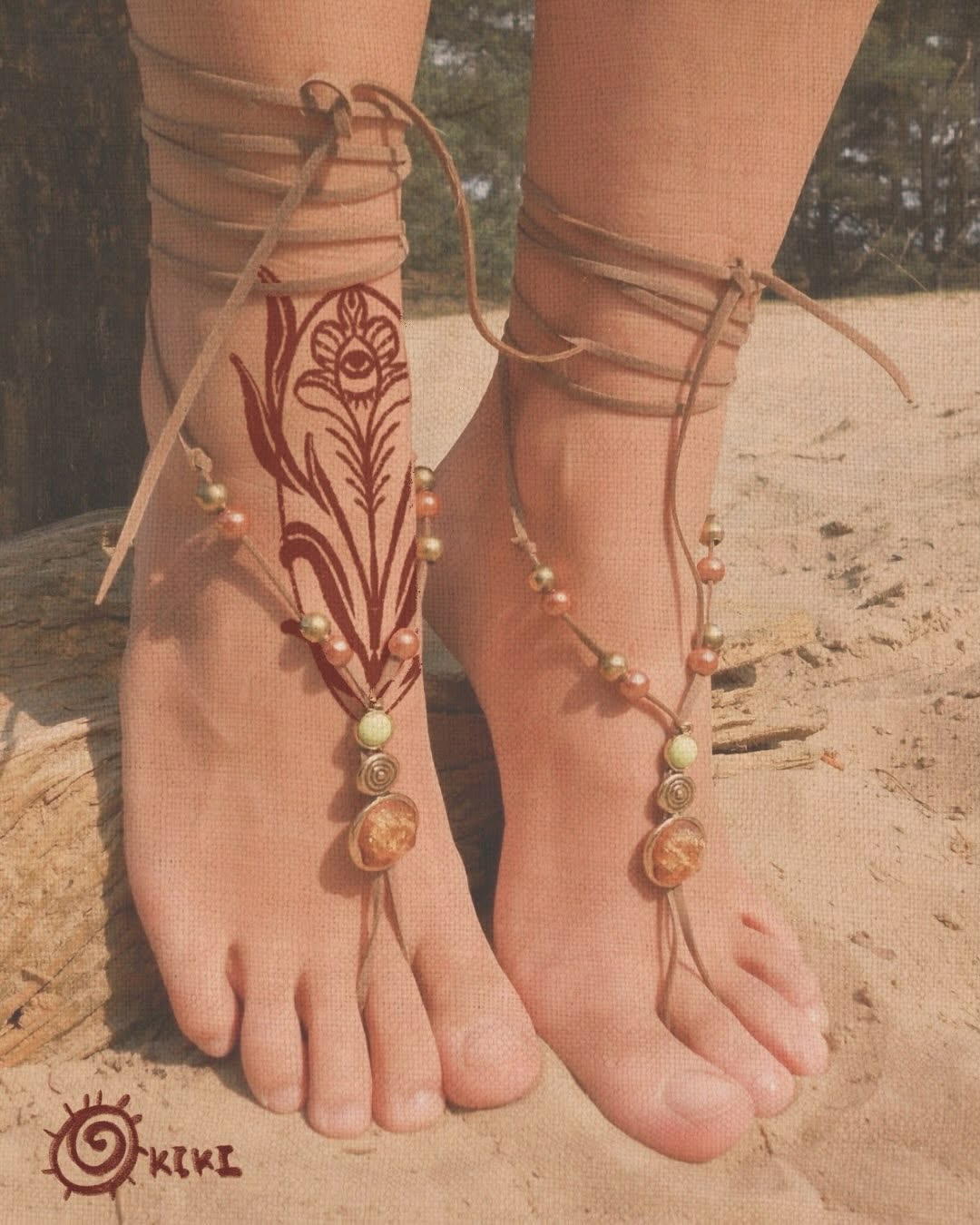 Tattoo by @sunkiki.ink — blackwork