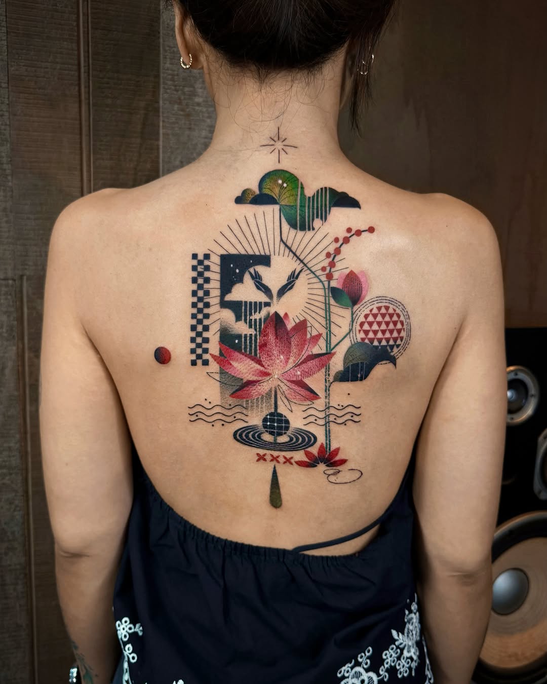 Tattoo by @hen_tattooer — geometric, ornamental
