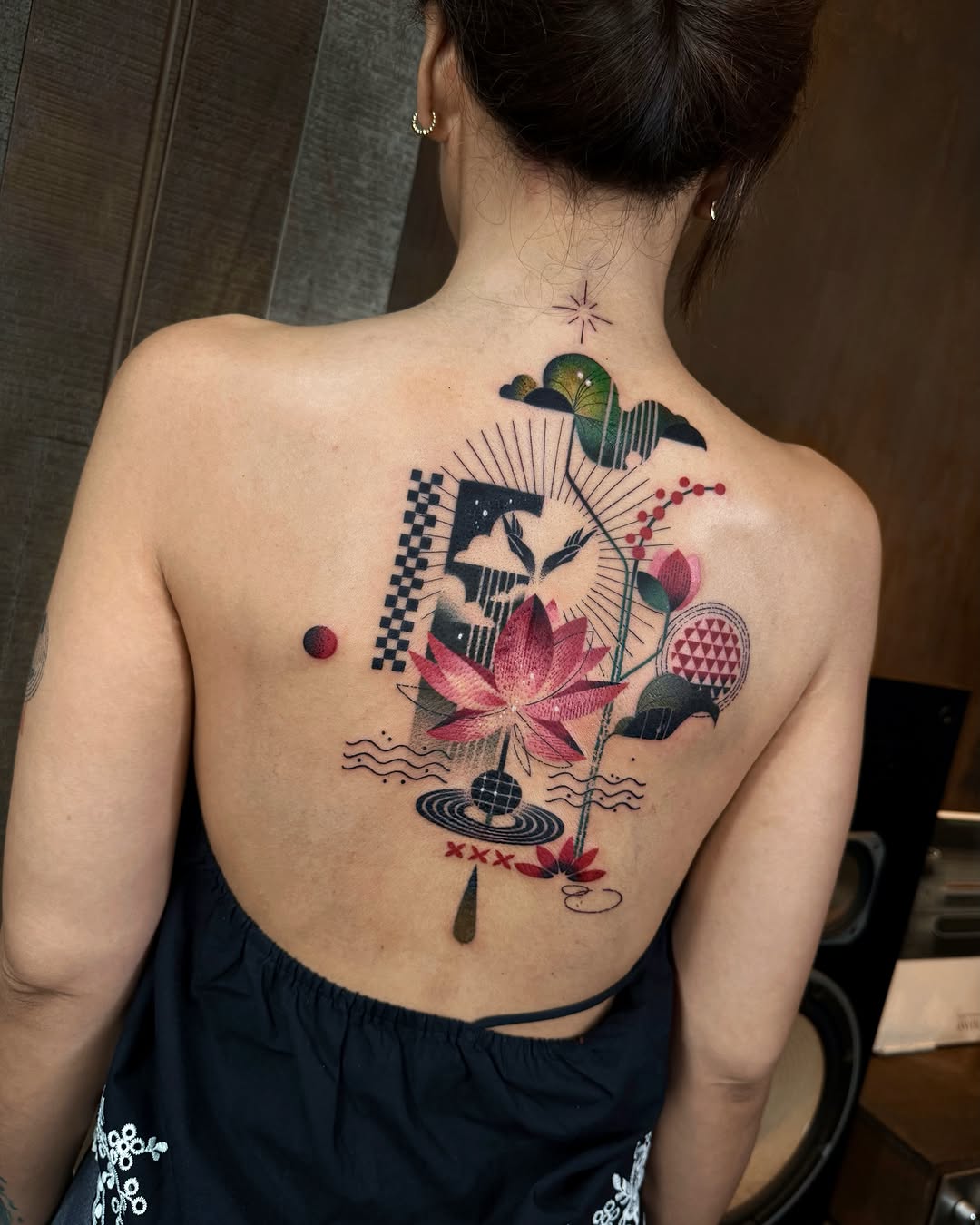 Tattoo by @hen_tattooer — geometric, ornamental